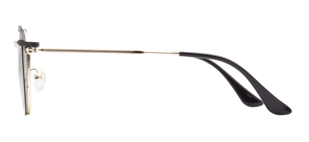 CARETTA Clipon Baby Man,Woman,Unisex Round Full-Rimmed Metal Unfiltered CRTTA MTL 7555-C.01